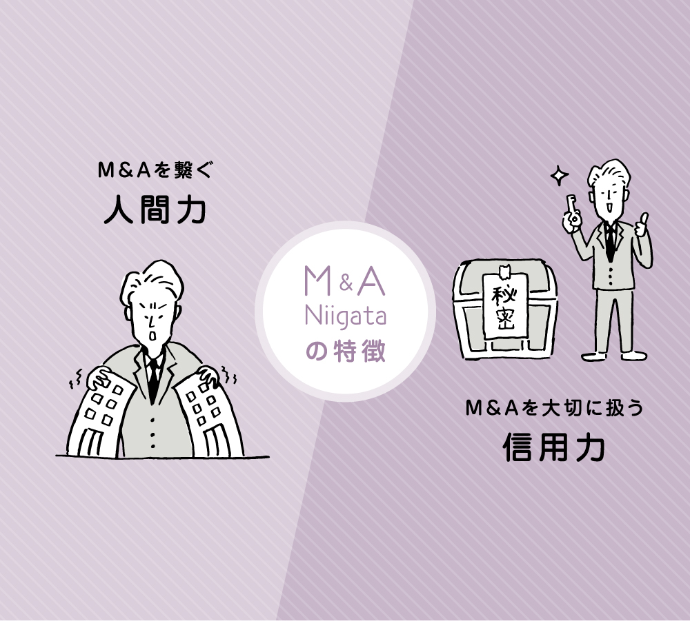 M&A Niigataの特徴
